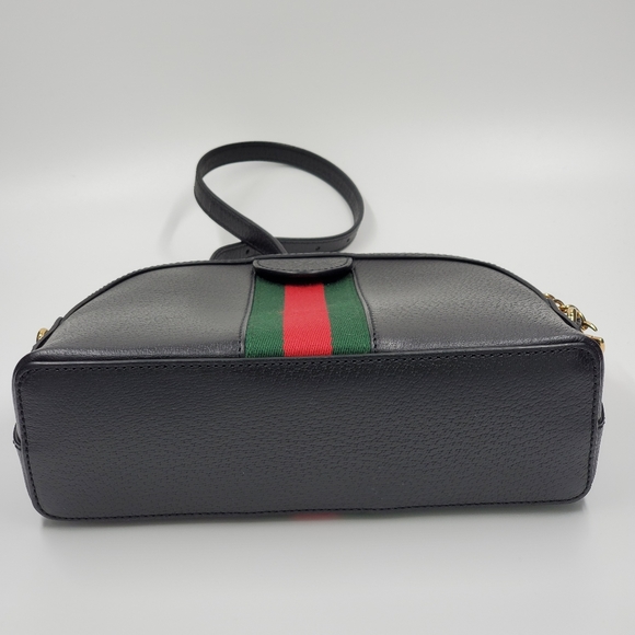 GUCCI Ophidia GG small shoulder bag IN BLACK LEATHER - Picture 5 of 10